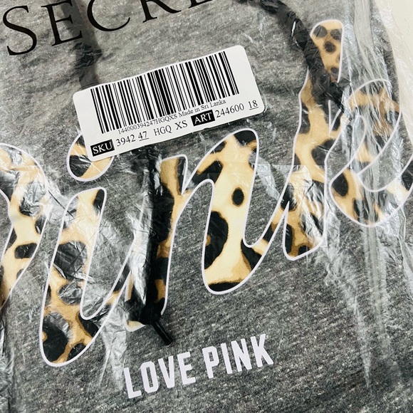 VS PINK Lightweight Hoodie Sweatshirt XS Rare - Picture 4 of 5